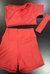 Conjunto Short e Top + Faixa [Vermelho]
