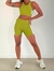 Conjunto Short e Top [Verde Valley com Branco] - ANND FIT