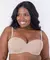 Sutiã tomara que caia plus size, com bojo, aros e alças removíveis