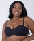 Sutia plus size tomara que caia com laterais largas bojo melhor encaixe do seios alcas removiveis na internet