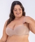 Sutia plus size tomara que caia com laterais largas bojo melhor encaixe do seios alcas removiveis - comprar online