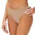Calcinha Tanga Corte a Laser Rosa Brilhante com Forro de Algodão - Chá com Lingerie