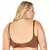 Sutiã Comfort Plus Duplo Alças Largas Reguláveis com Bojo sem Costura Bege - Chá com Lingerie
