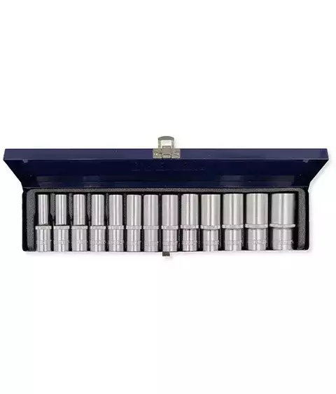 Juego de Bocallaves Largas [1/2"] (13Pzs)