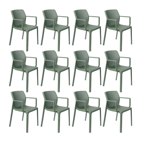 Kit 30 Cadeiras Sardenha Verde - comprar online