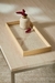 bandeja em mdf com linho - comprar online