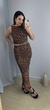 Vestido onça de Tule