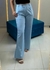 Calça Social Azul Pastel
