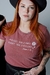 T-Shirt Frase e Flor