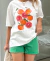 T-SHIRT ESTONADA LARANJA TROPICS