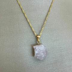 COLAR QUARTZO ROSA - comprar online