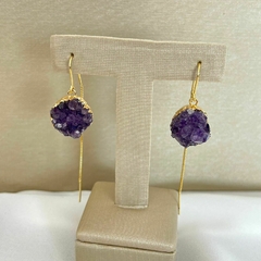 CONJUNTO LUXO DRUSA DE AMETISTA - 2 Peças - comprar online