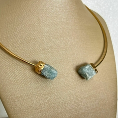 CHOCKER DUO ÁGUA MARINHA - comprar online