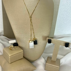 CONJUNTO TURMALINA NEGRA E SELENITA - 3 Peças - comprar online