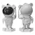 Astronauta Robo Luminária Projetor De Luz Estrela Galáxia Nebulosa Com Caixa de Som Bluetooth - comprar online