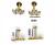 LABRET CLUSTER TITANIO HOJITAS en internet