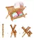 Escorredor De Pratos De Bambu - comprar online