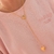 CORBATIN CORAZÓN TEXTURA + ARETES - GOLD - comprar online