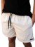 SHORT LINHO MASCULINO COM BOLSO FACA E CINTURA ELÁSTICA - PREMIUM