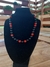 Collar perlas de Mallorca negro y rojo