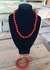 Conjunto Collar y Pulsera perlas de Mallorca rojo