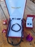 Conjunto collar, pulsera y aros Perla Mallorca negro