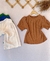 Blusa minimalista crepe dunas na internet