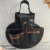 Porta set de ASADO -de cuero- con broche - comprar online