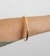 Bracelete Liso Folheado Dourado Regulável