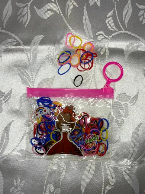 Ligas de Cabelo Coloridas com Bolsinha P