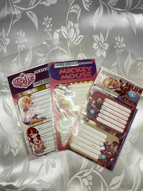 Etiquetas Adesivas Infantis