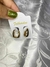 Brinco Folheado Gota Click P Dourado