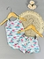 Conjunto Body Alcinha e Short Cotton Nuvens - comprar online