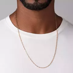 Cordão Banhado a Ouro 60 cm