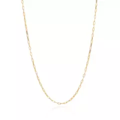 Cordão Banhado a Ouro 50 cm - comprar online