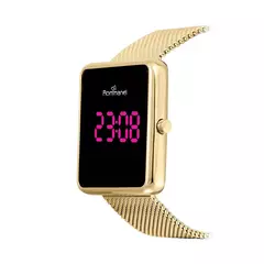 Relógio Digital Led Dourado - comprar online