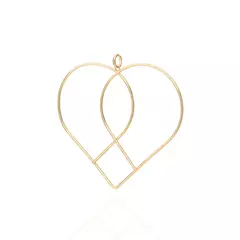 Maxi pingente coração - comprar online