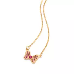 Gargantilha laço da minnie