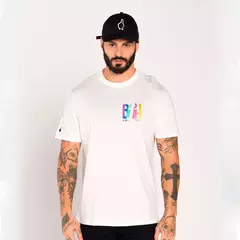 T-SHIRT REGULAR BASICA RAINBOW BUH