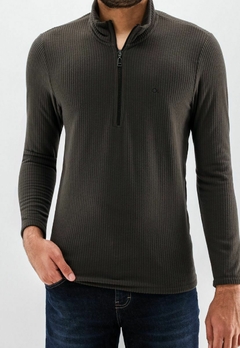 MOLETOM CASUAL MEIO ZIPER OGOCHI