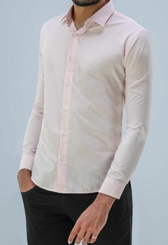 CAMISA ML ESSENCIAL SLIM ROSA OGOCHI