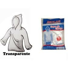 CAPA DE CHUVA DESCARTÁVEL - TAM. ÚNICO