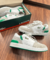 TENIS LACOSTE COURO LUXO BRANCO/VERDE - comprar online