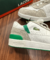 TENIS LACOSTE COURO LUXO BRANCO/VERDE na internet
