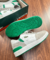 TENIS LACOSTE COURO LUXO BRANCO/VERDE - Daelut Shoes