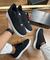 TÊNIS AIR FORCE CAMURÇA PRETO - Daelut Shoes