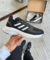 TÊNIS SPORT ADIDAS FALCON PRETO/BRANCO - Daelut Shoes