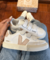 TÊNIS VERT VELCRO BRANCO/ NUDE PREMIUM