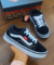 TÊNIS VANS INFANTIL PRETO/BRANCO