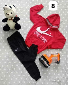 Conjunto AIR Rojo y negro